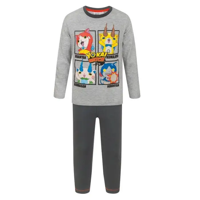 Yo-Kai Watch Childrens Boys Character Panels Pyjamas