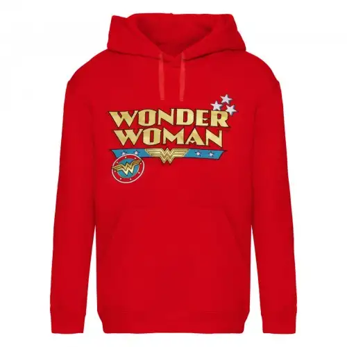 Wonder Woman Childrens Girls Logo Hoodie