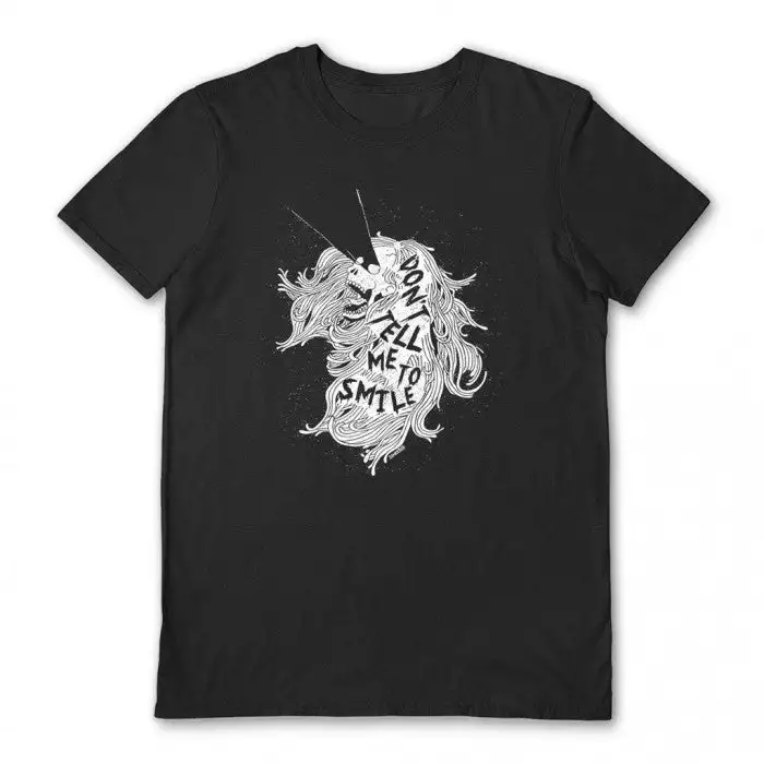 Zombie Teeth Unisex Adult Dont Tell Me To Smile T-Shirt