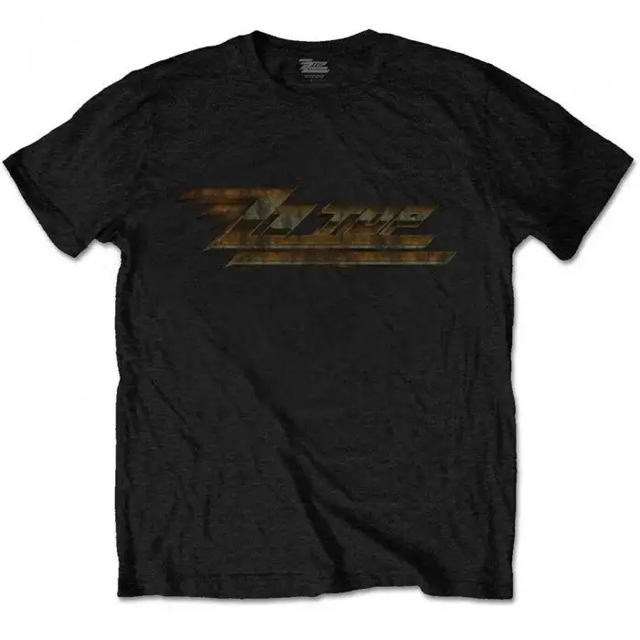 ZZ Top Unisex Adult Vintage Cotton Logo T-Shirt