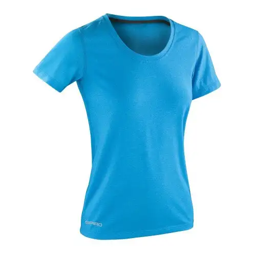 Spiro Womens/Ladies Shiny Marl Fitness T-Shirt