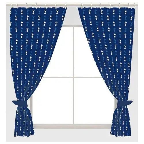 Tottenham Hotspur FC Official Repeat Football Crest Curtains