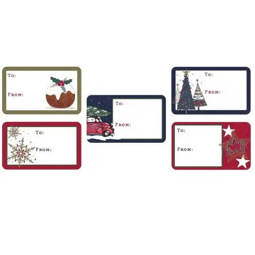 Eurowrap Contemporary Christmas Labels