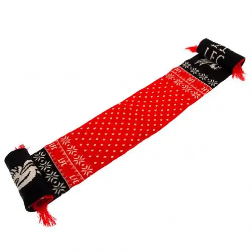 Liverpool FC Unisex Adult Snowflake Scarf