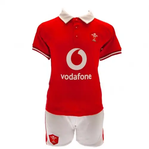 Wales RU Baby Home Kit T-Shirt & Shorts Set