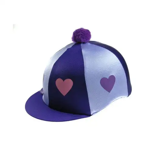 Capz Heartz & Pom Pom Motif Cap Cover