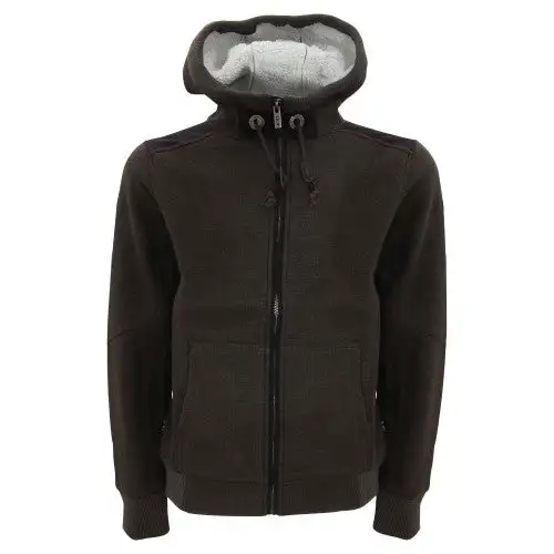 Trespass Mens Mathis Full Zip Knitted Fleece Jacket