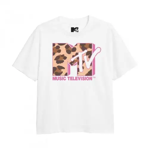 MTV Girls Animal Print T-Shirt