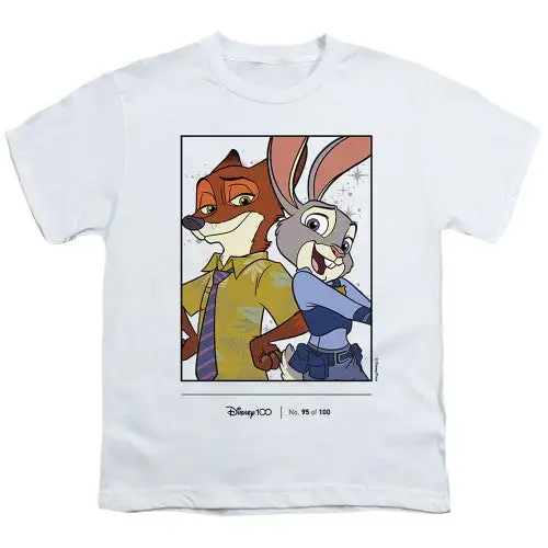 Zootropolis Childrens/Kids 100th Anniversary Edition Judy Hopps & Nick Wilde T-Shirt