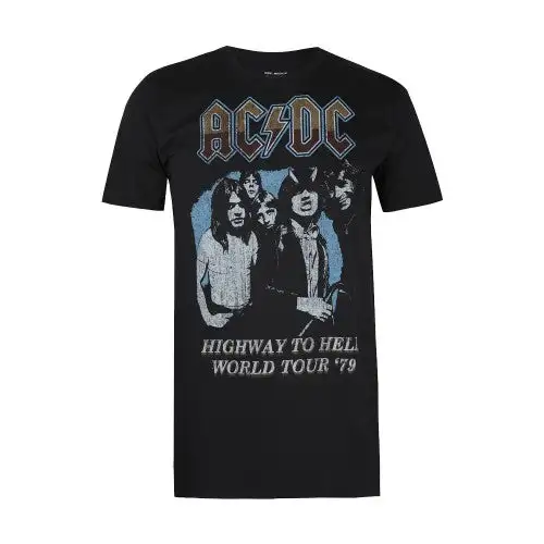 AC/DC Mens Highway World Tour 79 T-Shirt