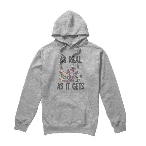 Aaahh!!! Real Monsters Mens As Real As It Gets Hoodie