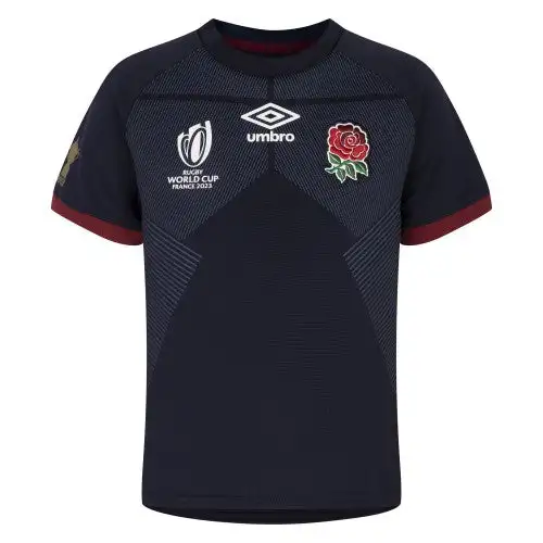 Umbro Childrens/Kids World Cup 23/24 England Rugby Replica Alternative Jersey