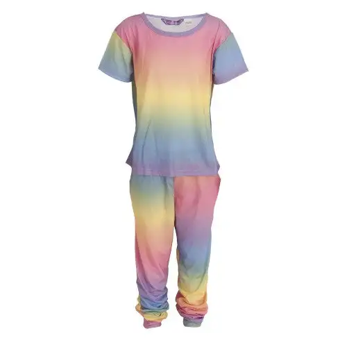 Foxbury Childrens/Kids Rainbow Pyjama Set