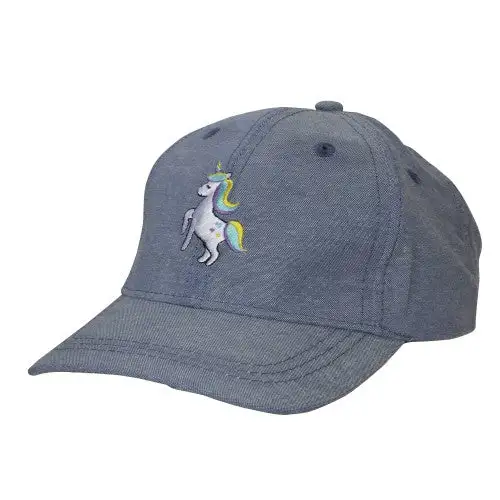 Foxbury Childrens Girls Unicorn Baseball Cap
