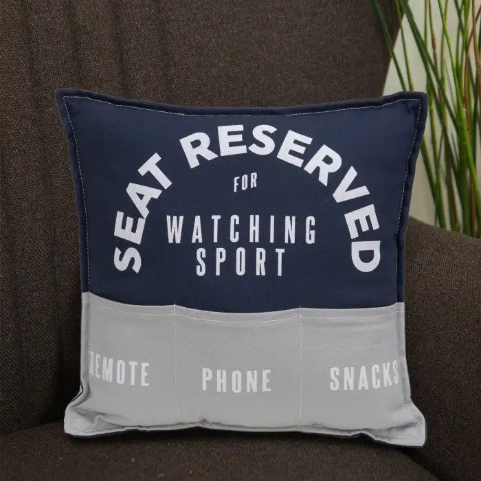 Armchair Supporters Society Pocket Cushion RESERVED 30cm