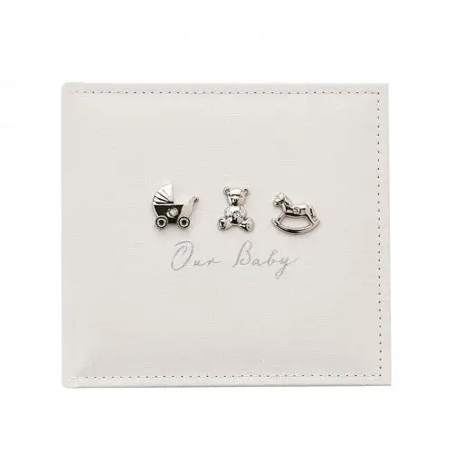 Bambino 3 Icons Linen Fabric Album 50 prints 6 x 4