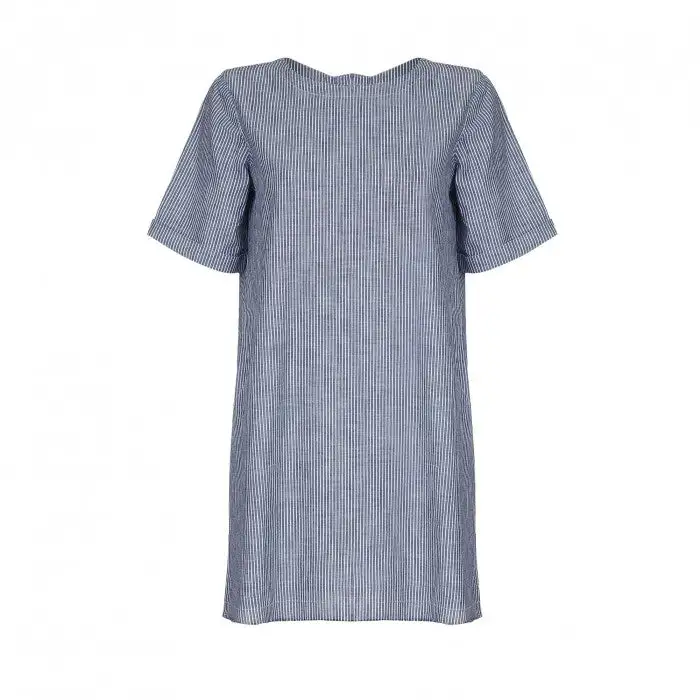 Yumi Womens/Ladies Relaxed Round Neck Tunic Dress