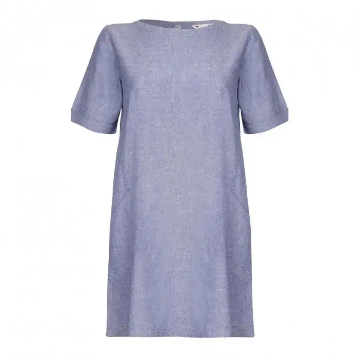 Yumi Womens/Ladies Chambray Tunic Dress